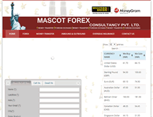 Tablet Screenshot of mascotforex.com